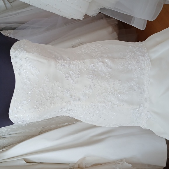 Melissa Sweet fit and flare wedding dress - Picture 3 of 5